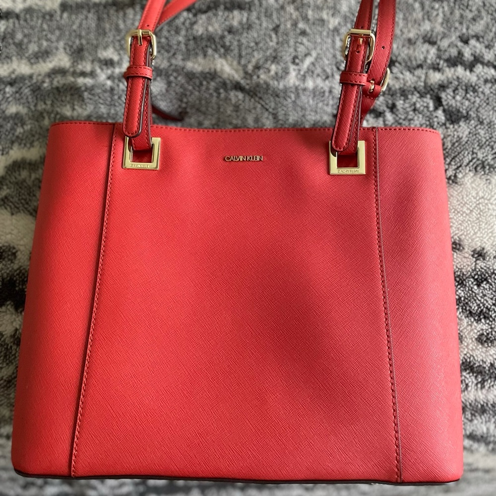 Brand new red Calvin Klein purse